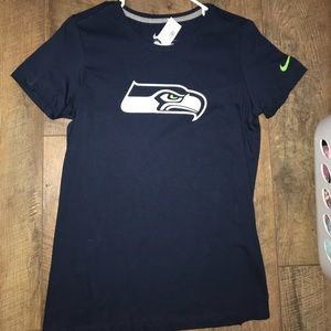Navy blue Seahawks Nike tee